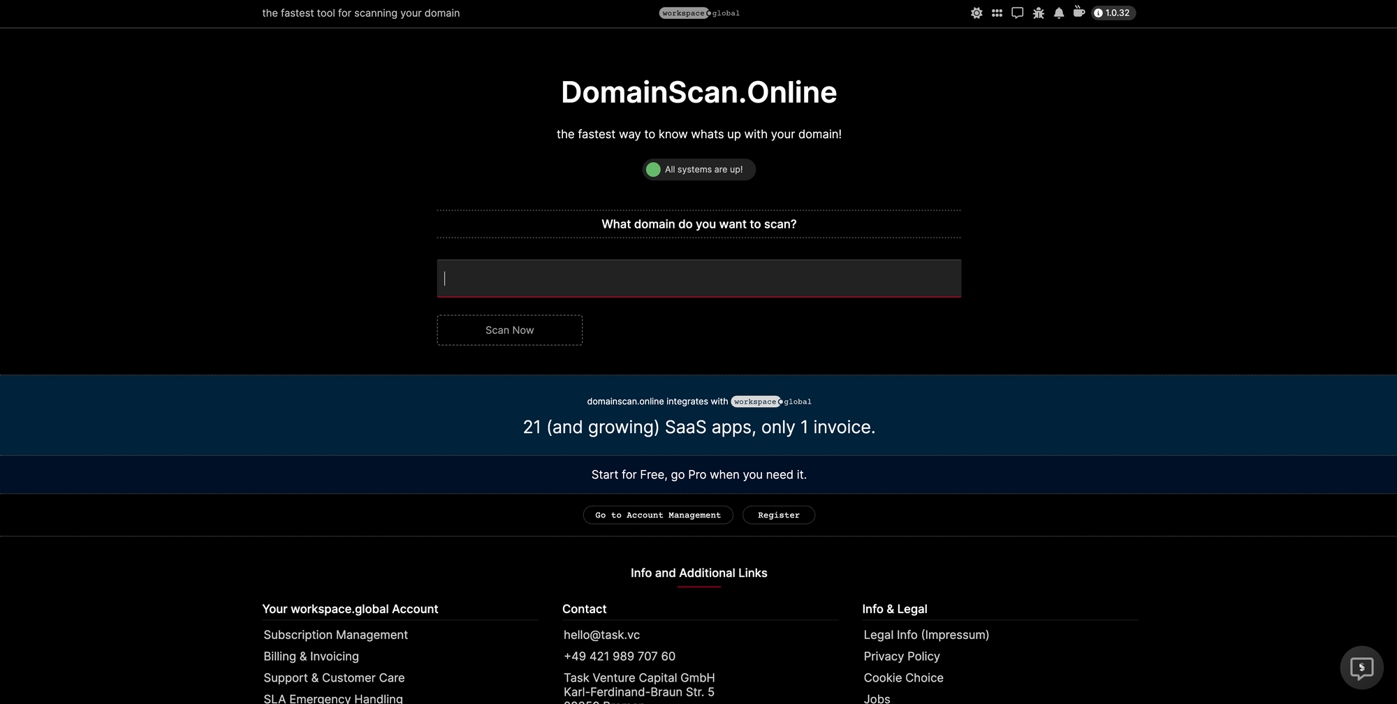 Introducing domainscan.online